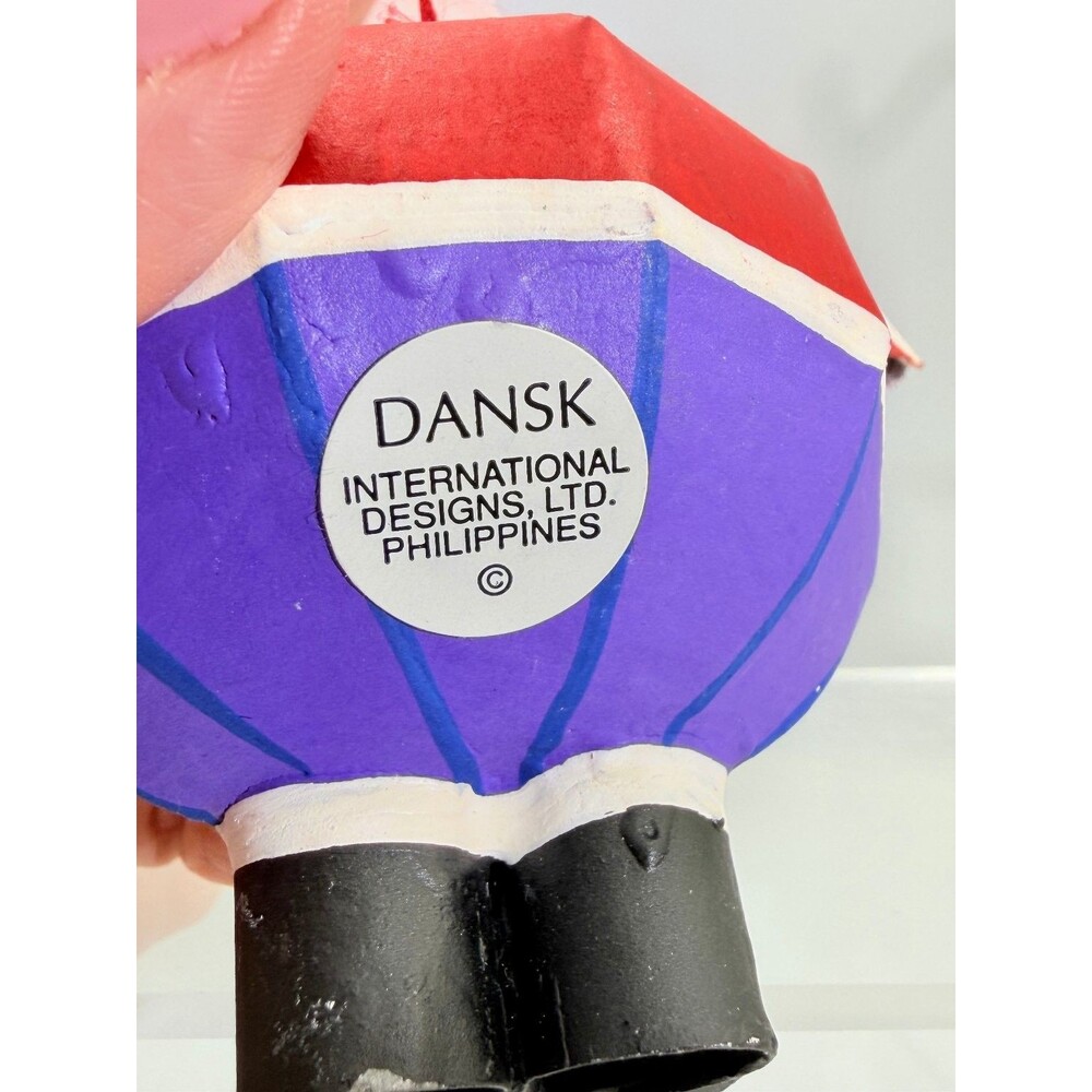 Dansk Santa Claus Christmas Ornament Lot Chef Cookies Free & Classic Heart Wood - Picture 7 of 16
